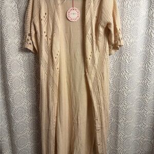 Umgee Cream Knit Cardigan